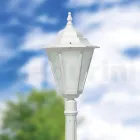 Vintage Outdoor Lamp in White Aluminium Made in Italy - Terella Viadurini