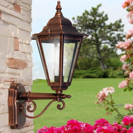 Garden Wall Lantern in Die-Cast Aluminium Made in Italy - Pinako Viadurini