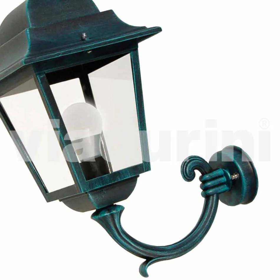 Wall garden aluminium lantern made in Italy, Aquilina Viadurini