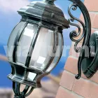Anika, a wall garden lantern made of aluminium produced in Italy Viadurini