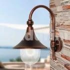 Wall lantern for outdoor use in aluminium produced in Italy, Anusca Viadurini