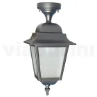 Ceiling Lantern in Die-Cast Aluminium and Glass Diffuser - Scintilla Viadurini