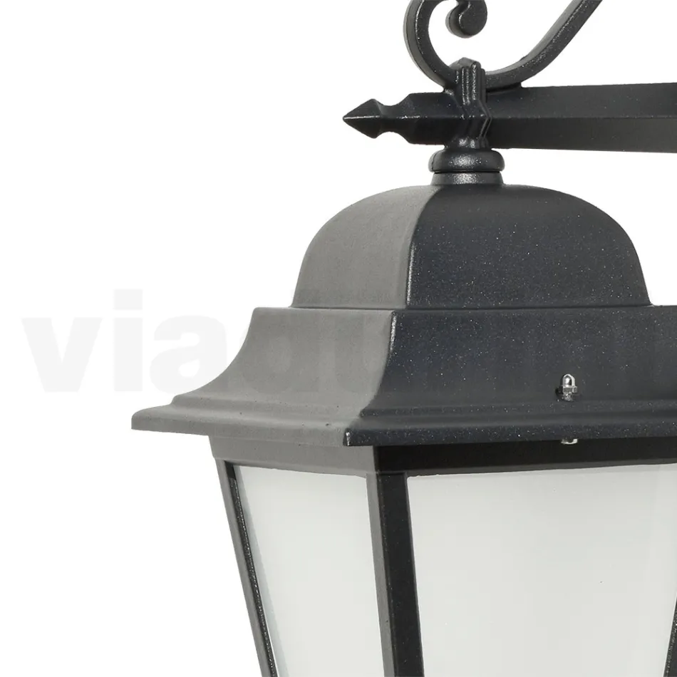 Outdoor Lantern in Die-Cast Aluminium and Glass Diffuser - Scintilla Viadurini