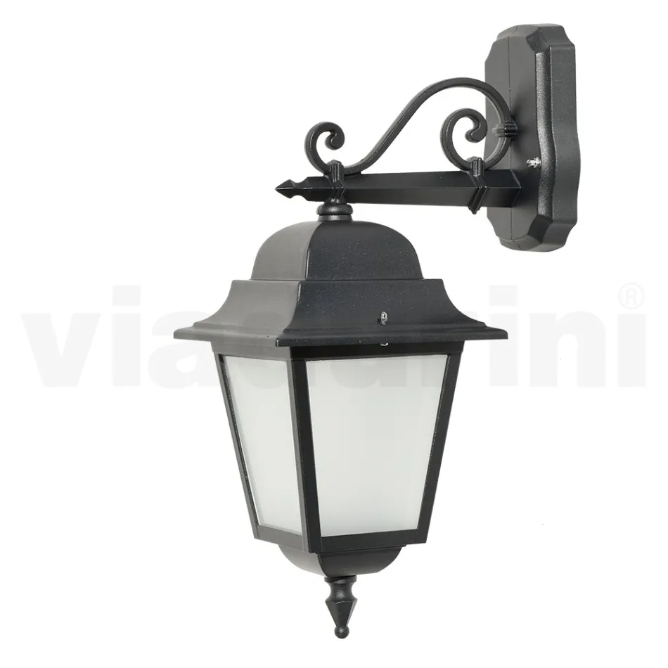 Outdoor Lantern in Die-Cast Aluminium and Glass Diffuser - Scintilla Viadurini