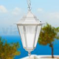 Vintage Outdoor Lantern in White Aluminium Made in Italy - Terella
