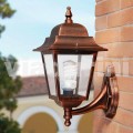 Garden wall lantern made with aluminium, made in Italy, Aquilina