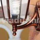 Wall garden aluminium lantern made in Italy, Aquilina Viadurini