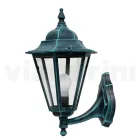 Garden Lantern in Transparent Glass and 5 Aluminium Finishes - Pinako Viadurini