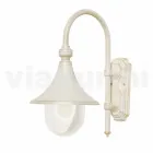 Anusca wall lantern for outdoor use in white aluminium made in Italy Viadurini