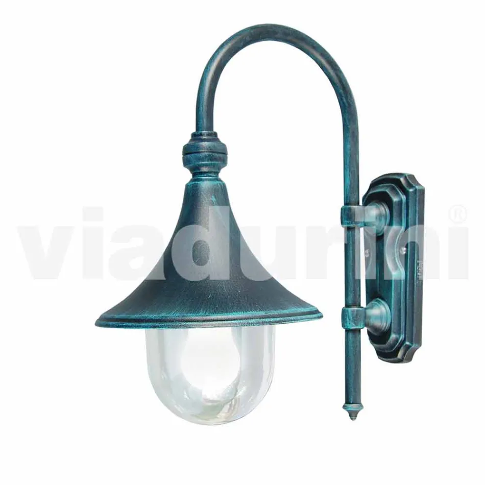 Anusca made in Italy aluminium garden wall lantern Viadurini