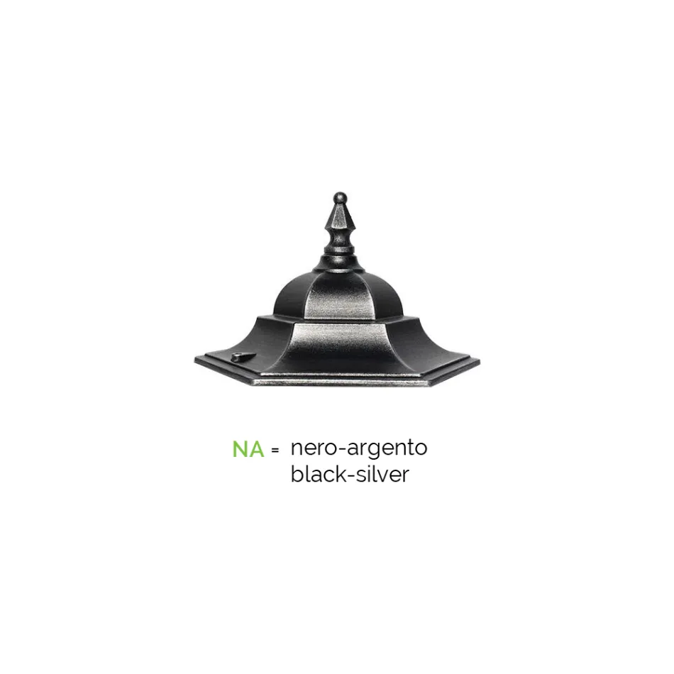 Vintage Style Outdoor Lantern in Aluminium Made in Italy - Janira Viadurini