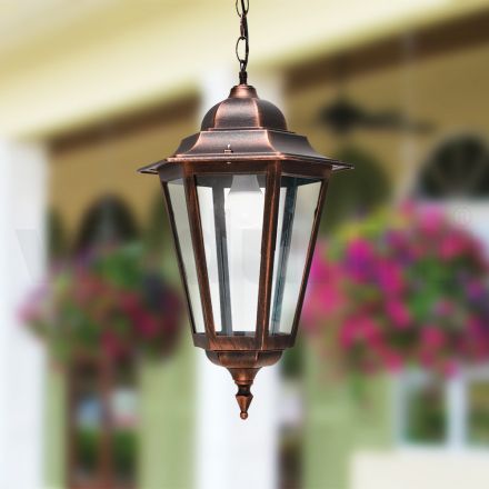 Vintage Style Outdoor Lantern in Aluminium Made in Italy - Janira Viadurini