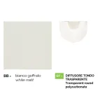 Wall garden lantern in white aluminium made in Italy, Anusca Viadurini