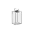 Outdoor Solar Lantern with Painted Aluminium or Teak Structure - Greg Viadurini