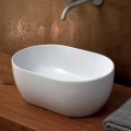 45x32cm ceramic countertop washbasin made in Italy Star, modern design