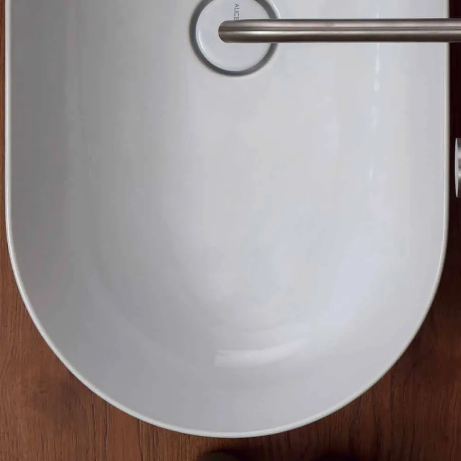 70x35cm ceramic countertop washbasin made in Italy Star, modern design Viadurini