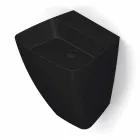 Modern design wall-mounted ceramic washbasin made in Italy, Goran Viadurini