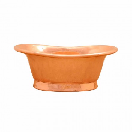 Sink design support copper handmade Cala Viadurini