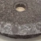 Levi grey natural stone countertop washbasin, modern design Viadurini