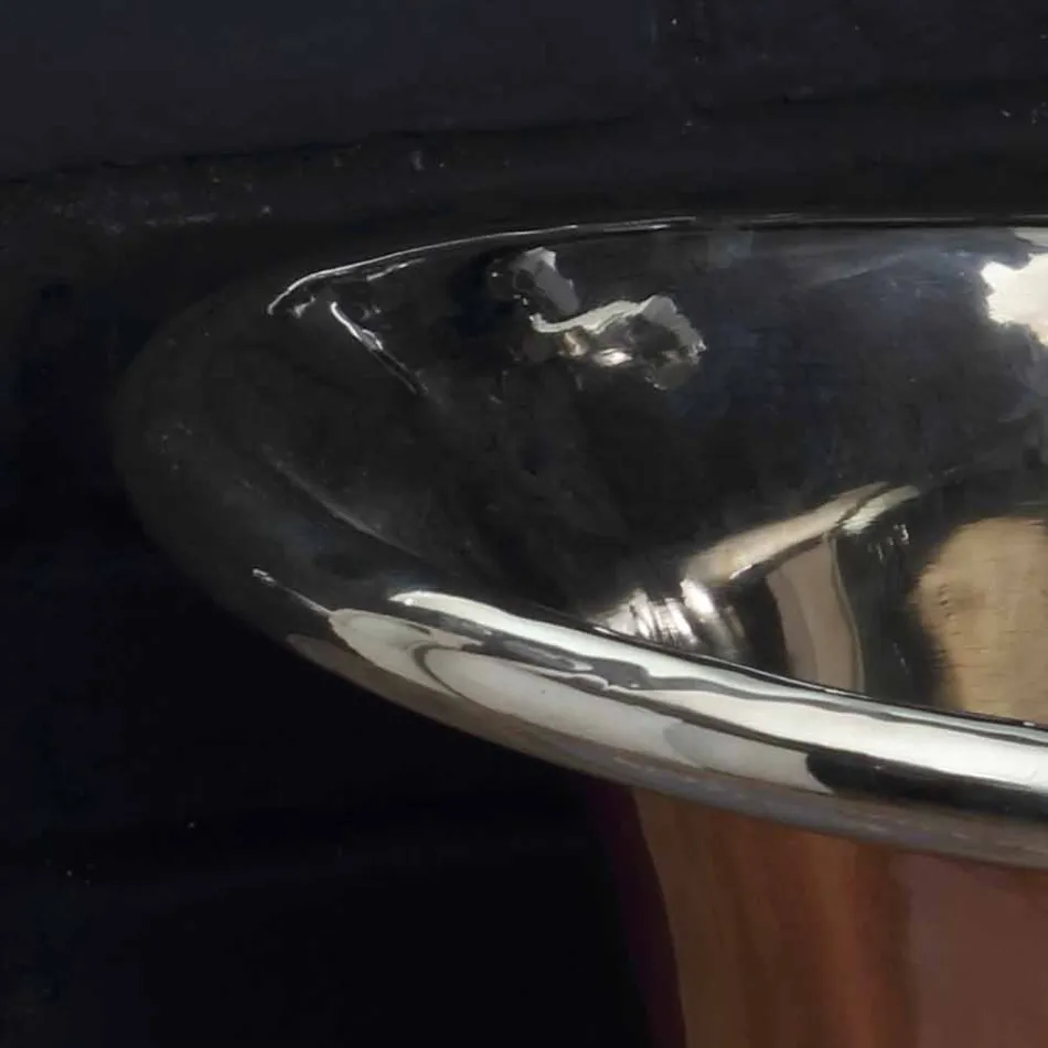 Sink bathroom to support copper and white iron Cala Viadurini