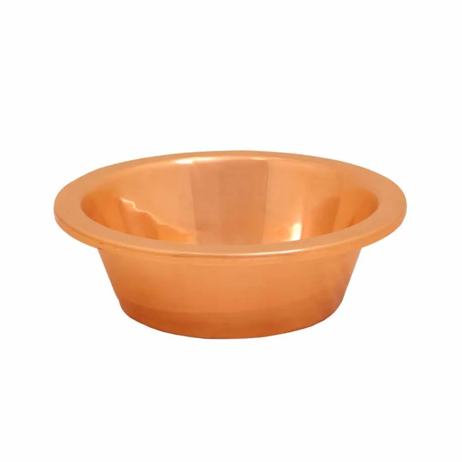 Washbasin from copper bearing handcrafted Sun Viadurini
