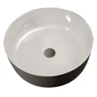 White Design Bathroom Washbasin in Refractory Clay Made in Italy - Tatiana Viadurini