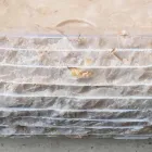 Cora oval white washbasin, handmade Viadurini