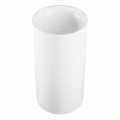 Cylindrical freestanding floor washbasin produced in Italy, Rumo
