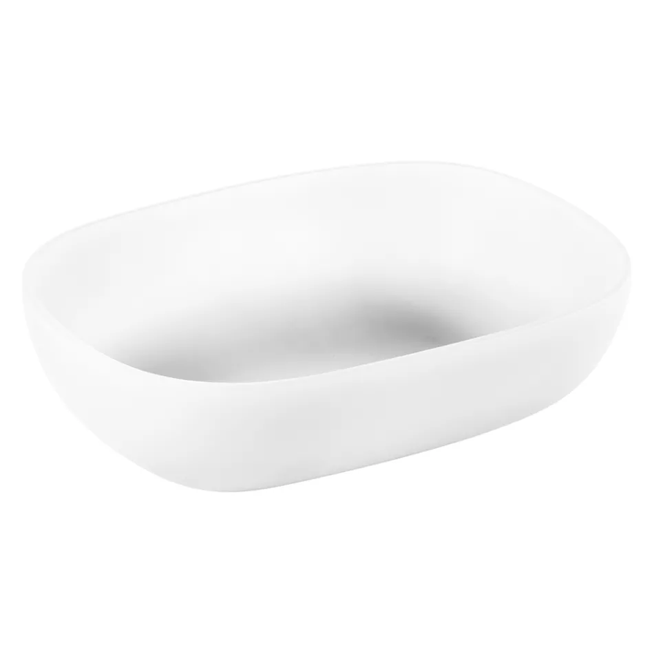 Colored Countertop Washbasin in Printed Resin Made in Italy - Elba Viadurini