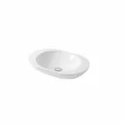 Design Countertop Washbasin in White or Melle Colored Ceramic Viadurini