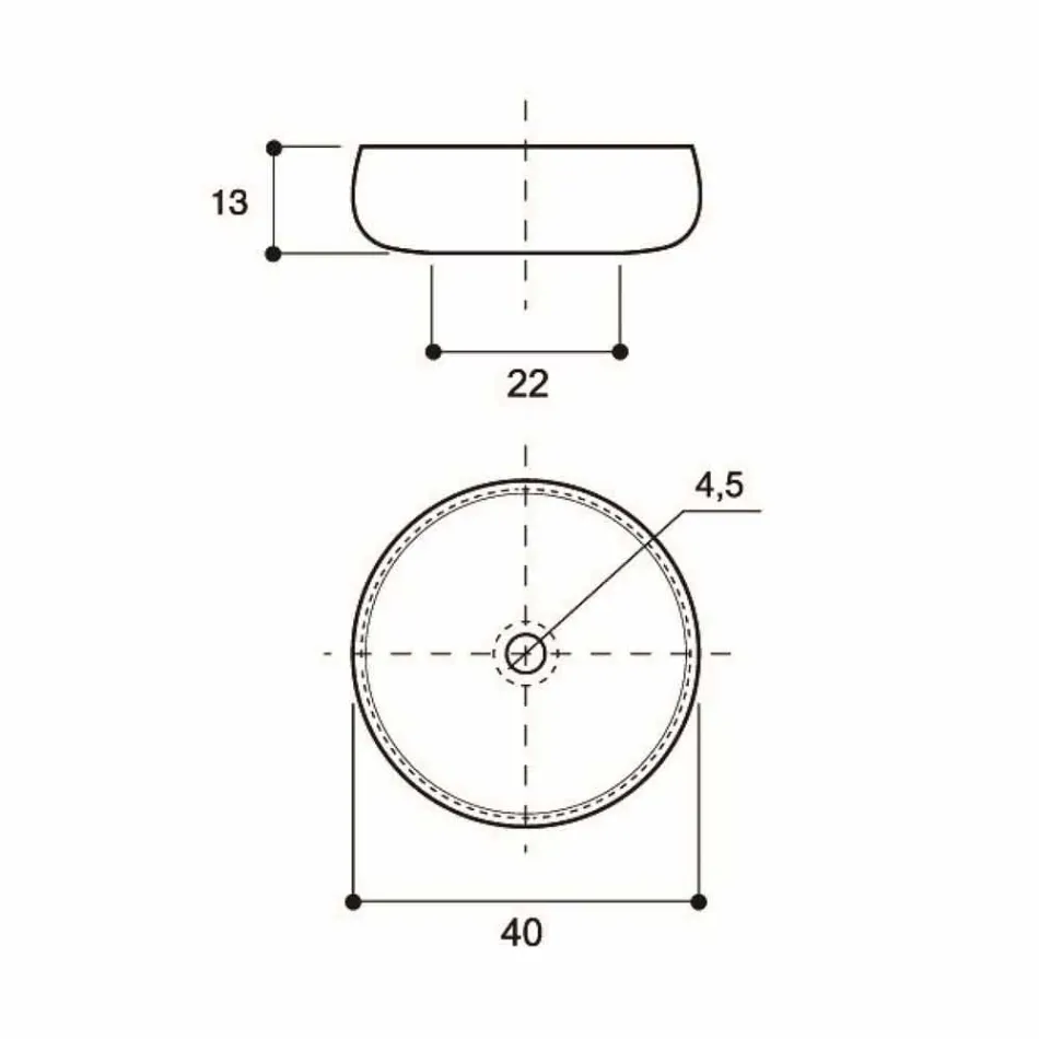 Gold raku design countertop washbasin made in Italy, Ramon Viadurini