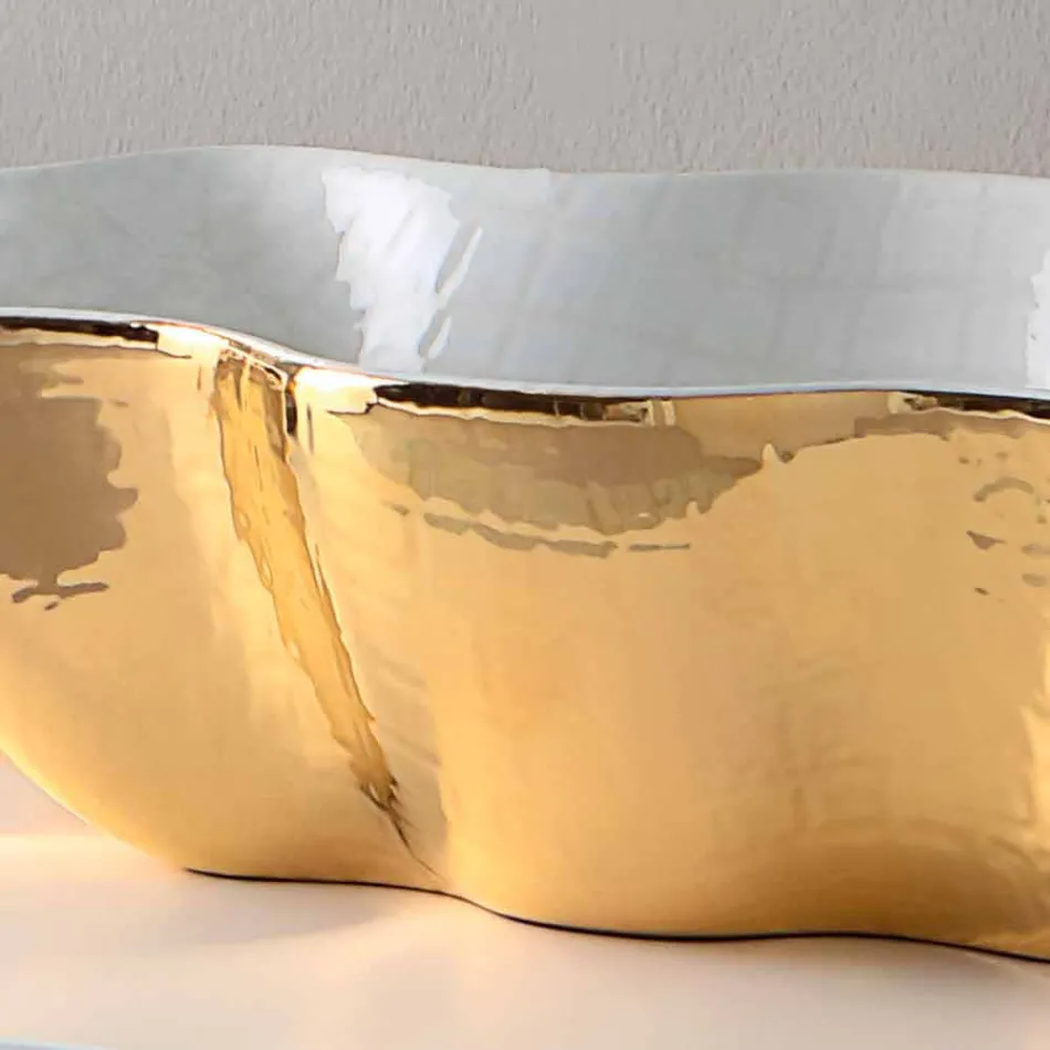 Modern design ceramic washbasin made in Italy Cube Viadurini