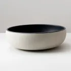 Hand-Turned Light or Dark Raku Clay Countertop Sink - Prisma Viadurini