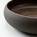 Countertop Sink in Dark or Ochre Refractory Clay - Prisma Viadurini