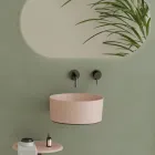 Countertop Ceramic Washbasin of Different Finishes Made in Italy - Balls Viadurini