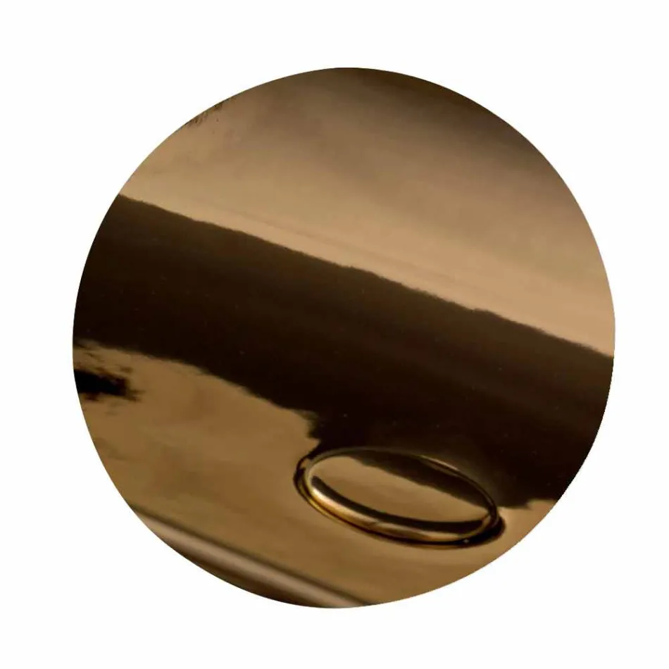 Modern ceramic countertop washbasin made in Italy, Gaiola Viadurini