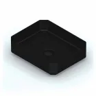 Modern ceramic counter top washbasin made in Italy, Zulimo Viadurini