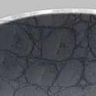 Countertop washbasin in grey coconut printed ceramic made in Italy Glossy Viadurini
