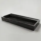 Countertop Washbasin in Marble Effect Porcelain Stoneware Made in Italy - Cervia Viadurini