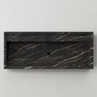 Countertop Washbasin in Marble Effect Porcelain Stoneware Made in Italy - Cervia Viadurini