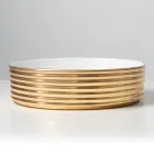 Countertop Washbasin in Wavy Porcelain Stoneware Made in Italy - Vibrazione Viadurini