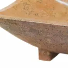 washbasin Natural stone Iria, 50x30x16 cm Viadurini