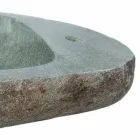washbasin Natural stone Kai, with tap hole Viadurini