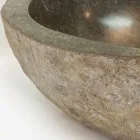 Washbasin Natural stone Kai, one piece Viadurini