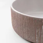 Balance Hand-Stripped Natural Red Earth Countertop Washbasin Viadurini