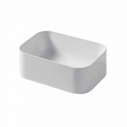 L35 cm Made in Italy Ceramic Countertop Washbasin Leivi Viadurini