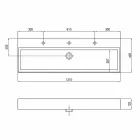 Leaning or Wall Wash Basin in Colored Ceramic or White Leivi Viadurini