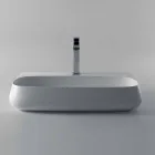 Countertop or wall-mounted ceramic washbasin L 75cm made in Italy, Gais Viadurini