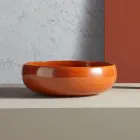 Countertop Bathroom Washbasin Made of Fire Clay Made in Italy - Tallone Viadurini