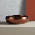 Countertop Bathroom Washbasin Made of Fire Clay Made in Italy - Tallone Viadurini